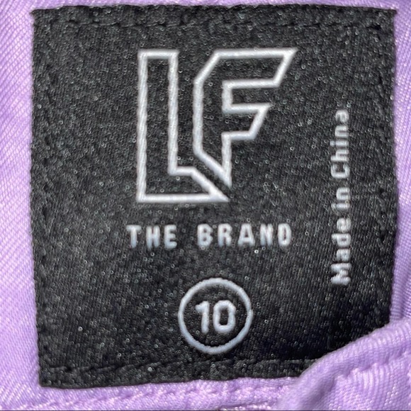 LF THE BRAND CARGO STYLE LIGHT PURPLE LIGHTWEIGHT PANTS SIZE 10 - Picture 7 of 8